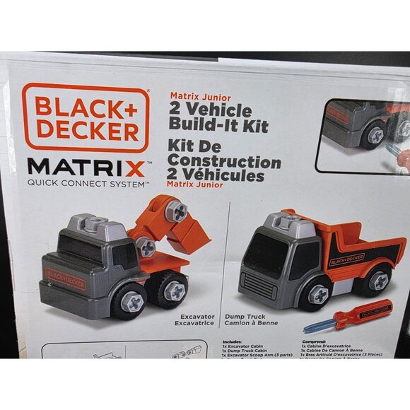 Black & Decker 39-Pcs STEM 2-Vehicle Build-It Kit, Educational Toy - Picture 5 of 8